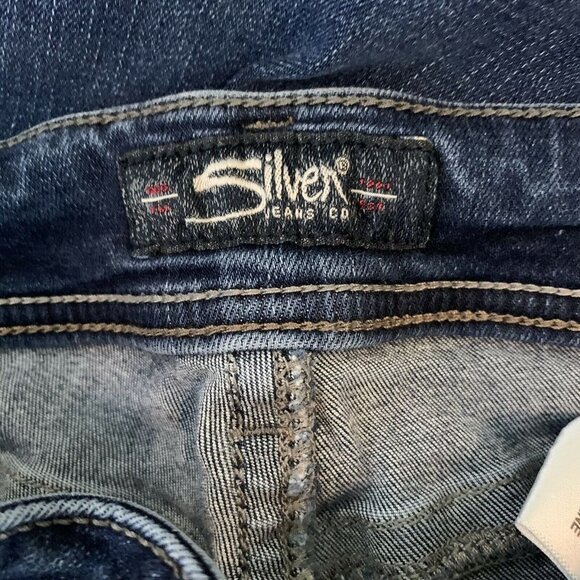 Silver Blue Suki Super Skinny Jeans - Picture 4 of 5